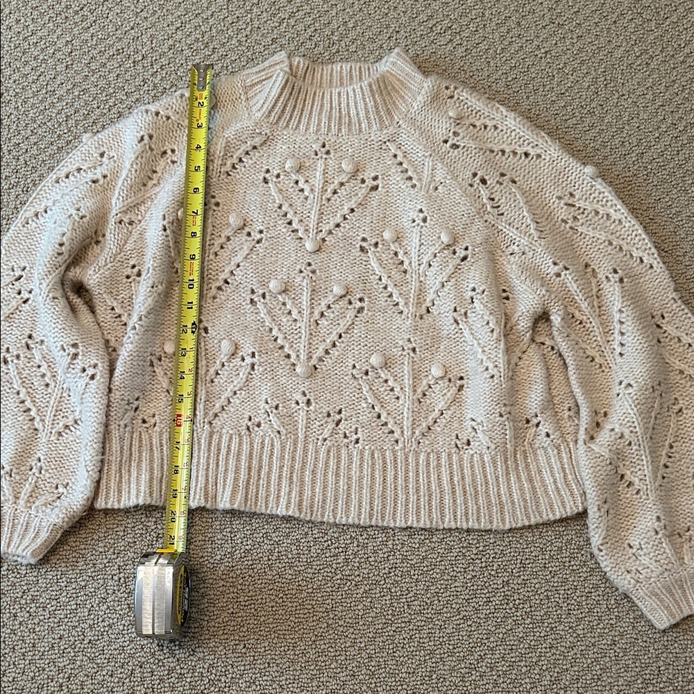 Chic Beige Knit Sweater